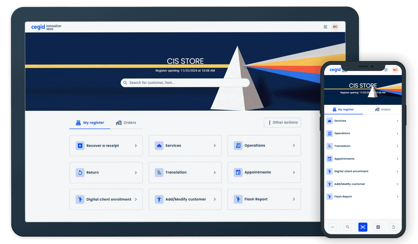 Cegid Retail Platform Interface